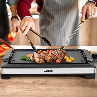 Plancha Cocina Eléctrica Antiadherente 2000W •NEW