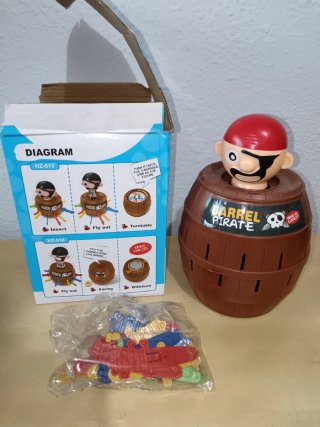 Barril Pirata Juego de Mesa Infantil