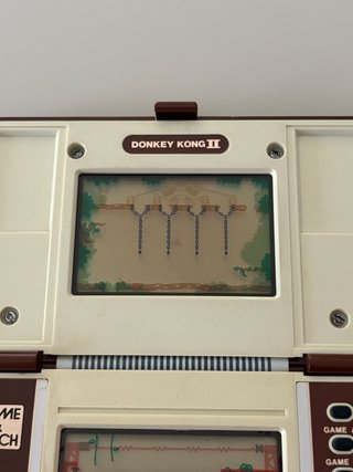 Nintendo donkey kong 2 game & watch jr-55 1983