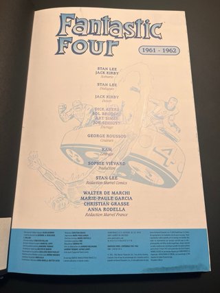 los 4 Fantásticos de Stan Lee y Jack Kirby.