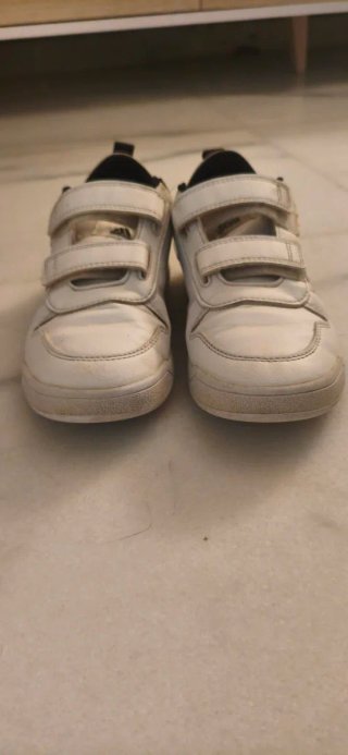 Deportivas Adidas Blancas Velcro Niños