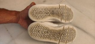 Deportivas Adidas Blancas Velcro Niños