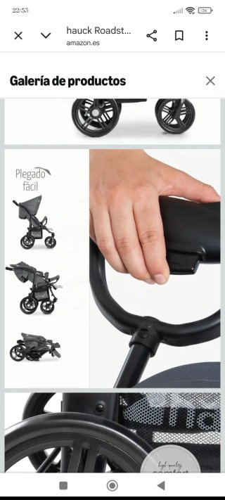 Silla de paseo gemelar Hauck Roadster Duo SLX
