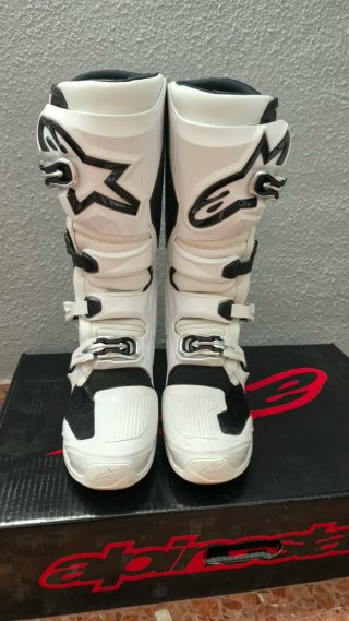 Alpinestars Tech 7 Botas Blancas