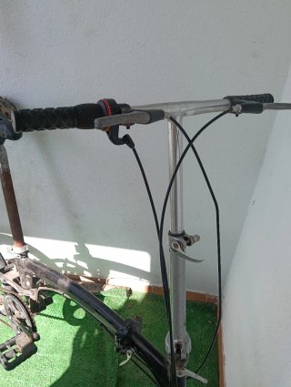 Bicicleta Plegable Negra