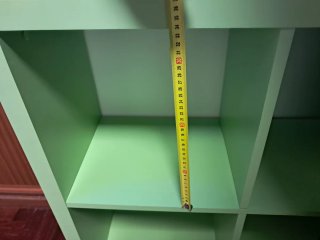 Estantería modular infantil verde