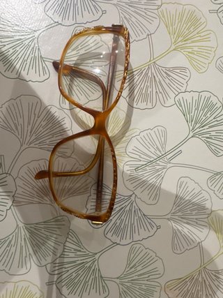Gafas Vintage Marrón y Dorado Jacques Fath