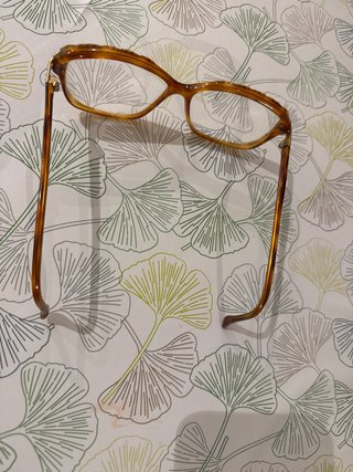 Gafas Vintage Marrón y Dorado Jacques Fath