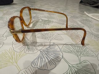 Gafas Vintage Marrón y Dorado Jacques Fath
