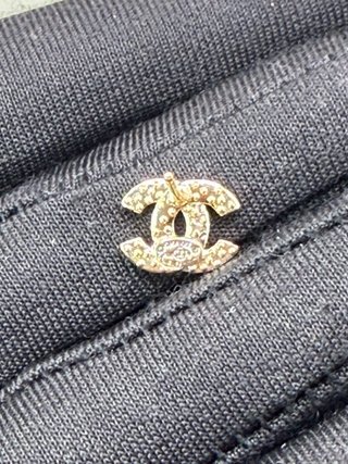 Pendientes Chanel Doble C Dorados
