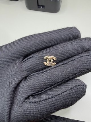 Pendientes Chanel Doble C Dorados