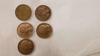 Lote 11 Monedas Francos Franceses Antiguos