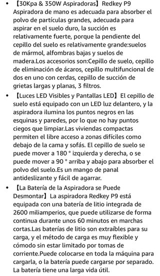Aspirador Escoba 350W 30Kpa · Nuevo a estrenar