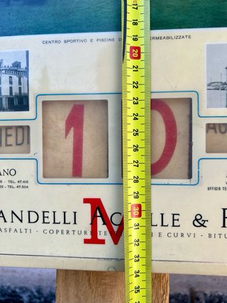 Calendario Perpetuo Vintage Anni 50/60