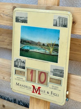 Calendario Perpetuo Vintage Anni 50/60