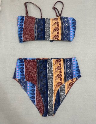 Bikini Shein Estampado Multicolor