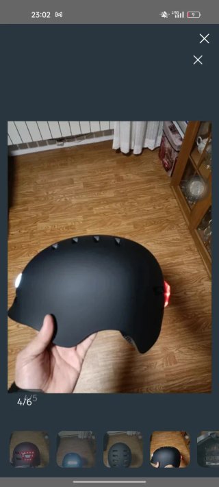 Casco patinete/bicicleta con luces LED