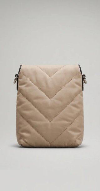 Mini bolso acolchado Bimba y Lola beige