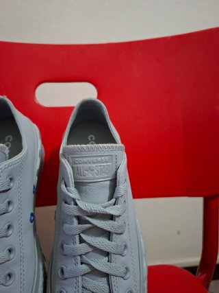 Converse Plataforma Gris Morado