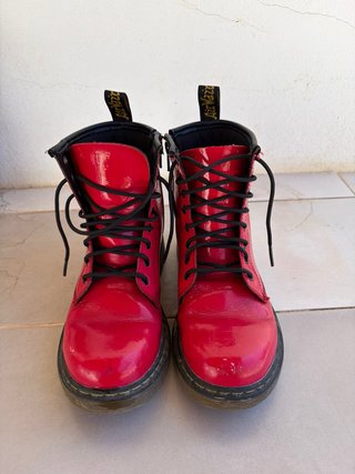 Botas Dr. Martens 1460 Verniz Vermelhas 33