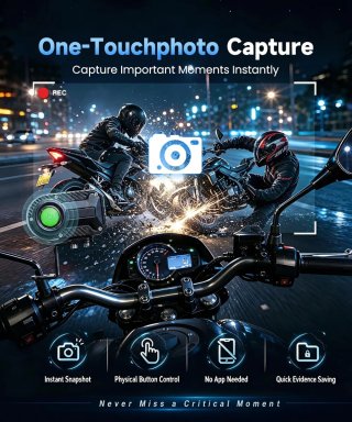 Dash Cam Moto con iOS Find My