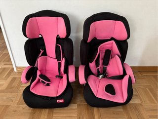 Lote 2 Sillas Coche Piku Rosa