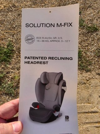 Silla coche CYBEX Solution M-Fix rosa