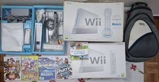 Nintendo Wii Blanca + 5 Juegos + Accesorios