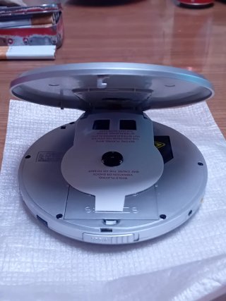 Reproductor CD MP3 RoyDac RD-040S Plata/Azul