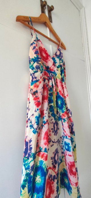 Vestido largo verano estampado