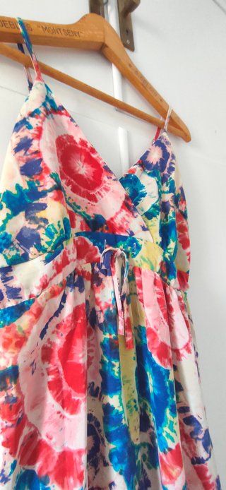 Vestido largo verano estampado