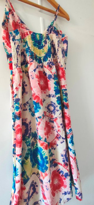 Vestido largo verano estampado
