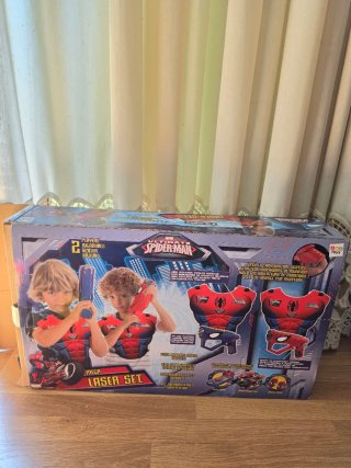 Set Spiderman: Chalecos, Walkie, Máscara