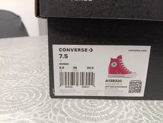 Converse Chuck Taylor Wedge Rosas Talla 38