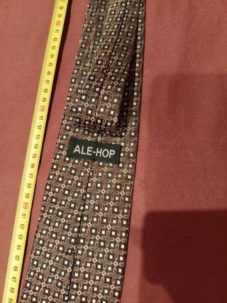 Corbata de Ale Hop en Marrón y Dorado