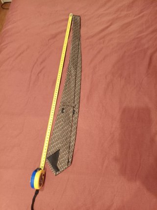 Corbata de Ale Hop en Marrón y Dorado