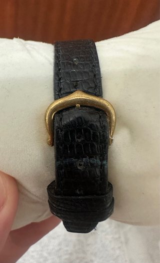 Must de Cartier Reloj Negro/Dorado