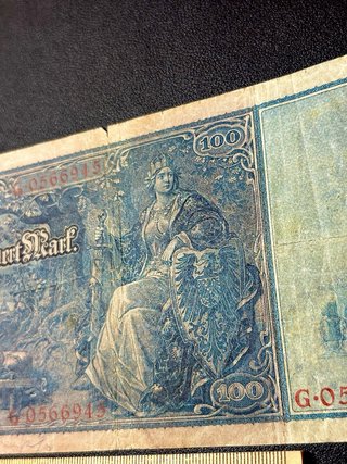 Gran Billete 100 Marcos Alemania 1910