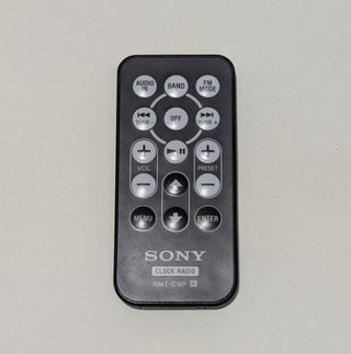 Mando original Sony RMT-C1iP Clock Radio