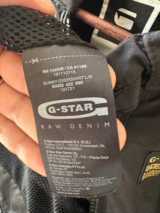 G-Star Raw Overshirt L Nera