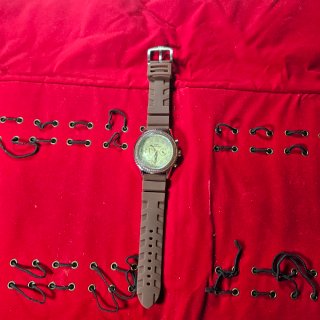 Orologio  Aviatore Crono Q Marrone/Oro