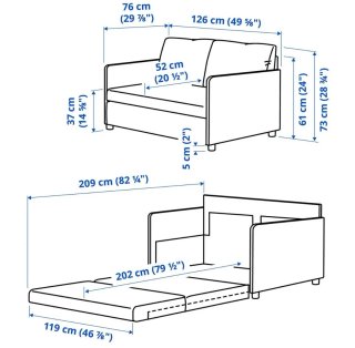 Sofá cama FRIDHULT - IKEA