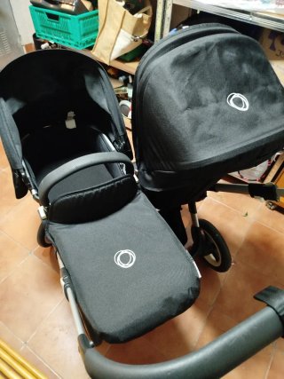 Carrito Gemelar Bugaboo Donkey Negro