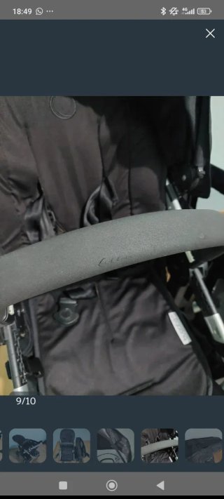 Carrito Gemelar Bugaboo Donkey Negro