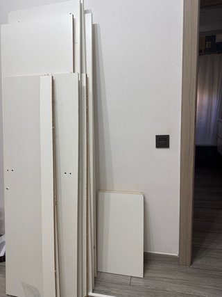Armario blanco 140x49x180