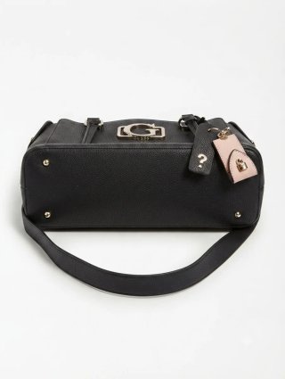 Bolso Guess Negro Detalles Dorados