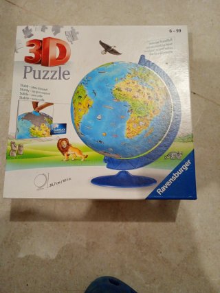 Puzzle 3D bola del mundo Ravensburger