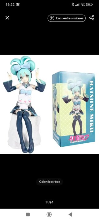 Figura Hatsune Miku con Peluche