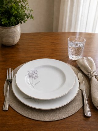 Elegante vajilla vintage Bidasoa de 50 piezas