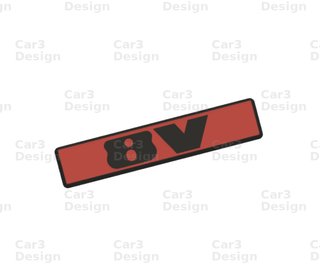 VW GOLF MK2 EMBLEMA TRASERO [8V, 16V, G60, R32 ..]